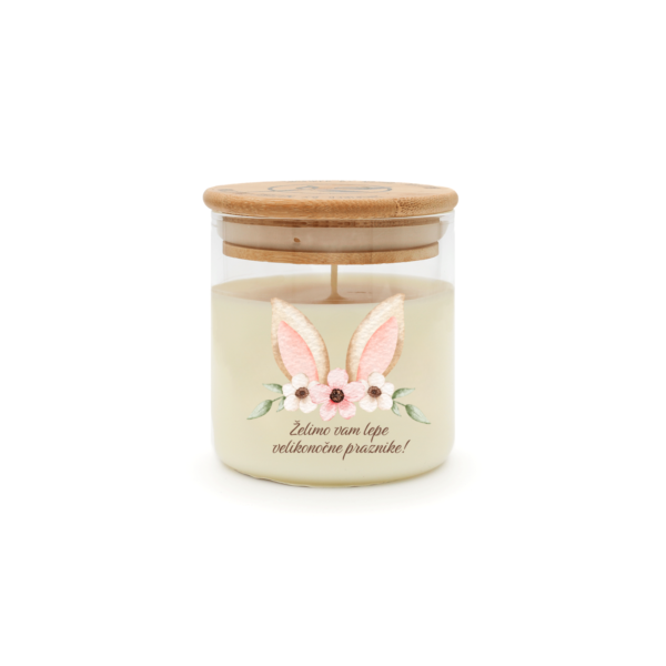 ŽELIMO VAM LEPE VELIKONOČNE PRAZNIKE - VANILLA - dišeča sveča