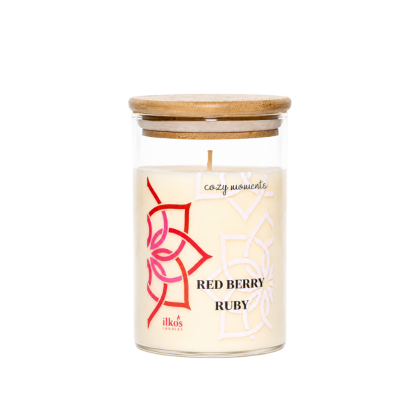 INSPIRED BY NATURE - RED BERRY RUBY - dišeča sveča 345g