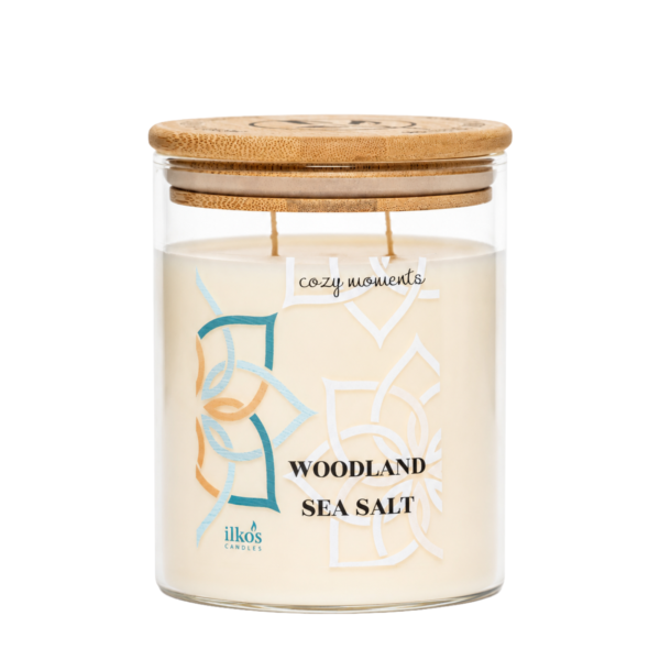 INSPIRED BY NATURE - WOODLAND SEA SALT - dišeča sveča 530g